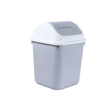 Acdanc Garbage Can with Lid,Small Swing Lid Trash Can,Durable Kitchen Trash Can for Bathroom