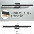thumbnail image 2 of Matte Black Modern Bathroom Vanity Light 32 inch Dimmable LED Bath Bar Light Fixtures Over Mirror Wall Sconce Picture Lights for Paintings Cabinets Bedroom, 2 of 7