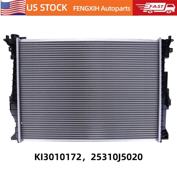 FENGXIH Engine Coolant Radiator Compatible for Kia Stinger 2018-2021 L4 2.0L Replaces KI3010172 25310J5020