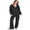 Black, variant on Casual Sets for Women V Neck Sweatshirt Wide Leg Pants Outfits Long Sleeve Tracksuit Sets S-2XL