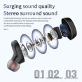 thumbnail image 4 of Xinyolin Bluetooth 5.0 In-Ear Wireless Heavy Bass Earphones Sport Earbuds with Charge Box, 4 of 8