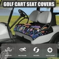 thumbnail image 2 of SEANATIVE Aesthetic Mushroom Golf Cart Seat Cover Non-Slip Golf Cart Seat Blanket 2 Passenger Soft Golf Cart Seat Covers for Club Car Travel Sports Golf Cart Accessories, 2 of 7
