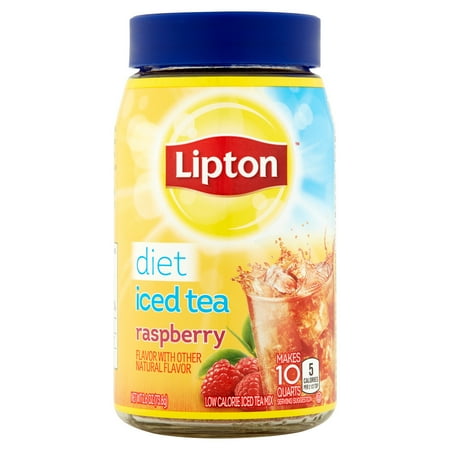 Lipton Drink Mix, Diet Raspberry Iced Tea, 2.6 Oz, 1 Count