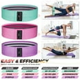 thumbnail image 4 of Cheers.US Women Yoga Gear Strengthen Exercise Bands Buttocks Elastic Tension Band Fitness Loop Bands for Legs and Butt, Strength Training, Physical Therapy,Pilates Workout, 4 of 7