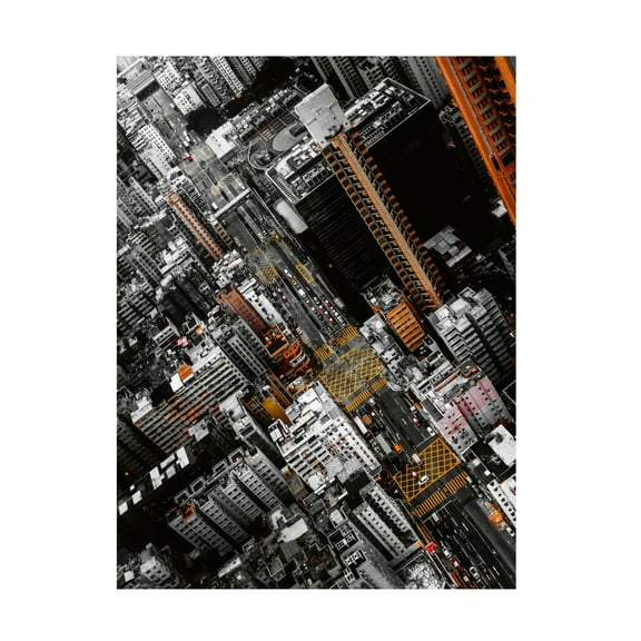 Canvas Wall Art - Carmine Chiriaco 'Vertigo' Wall Art for Living Room, Bedroom, or Office Décor by Trademark Fine Art - 14 x 19 Inches