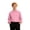 0#Pink781, variant on Lullu Boys Long Sleeve Button Down Shirt Solid Basic Pocket Shirts Unisex Tops, Black