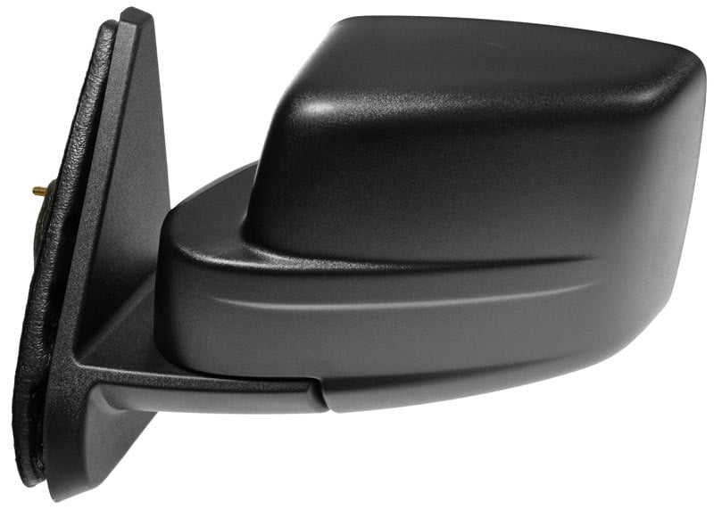 TRQ Side View Mirror Manual Textured Black Driver Left LH for 07-17 Jeep Patriot MRA05881