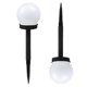thumbnail image 2 of Solar Powered Outdoor Lights for Decoration White ABS Material 2 Pcs, 2 of 3