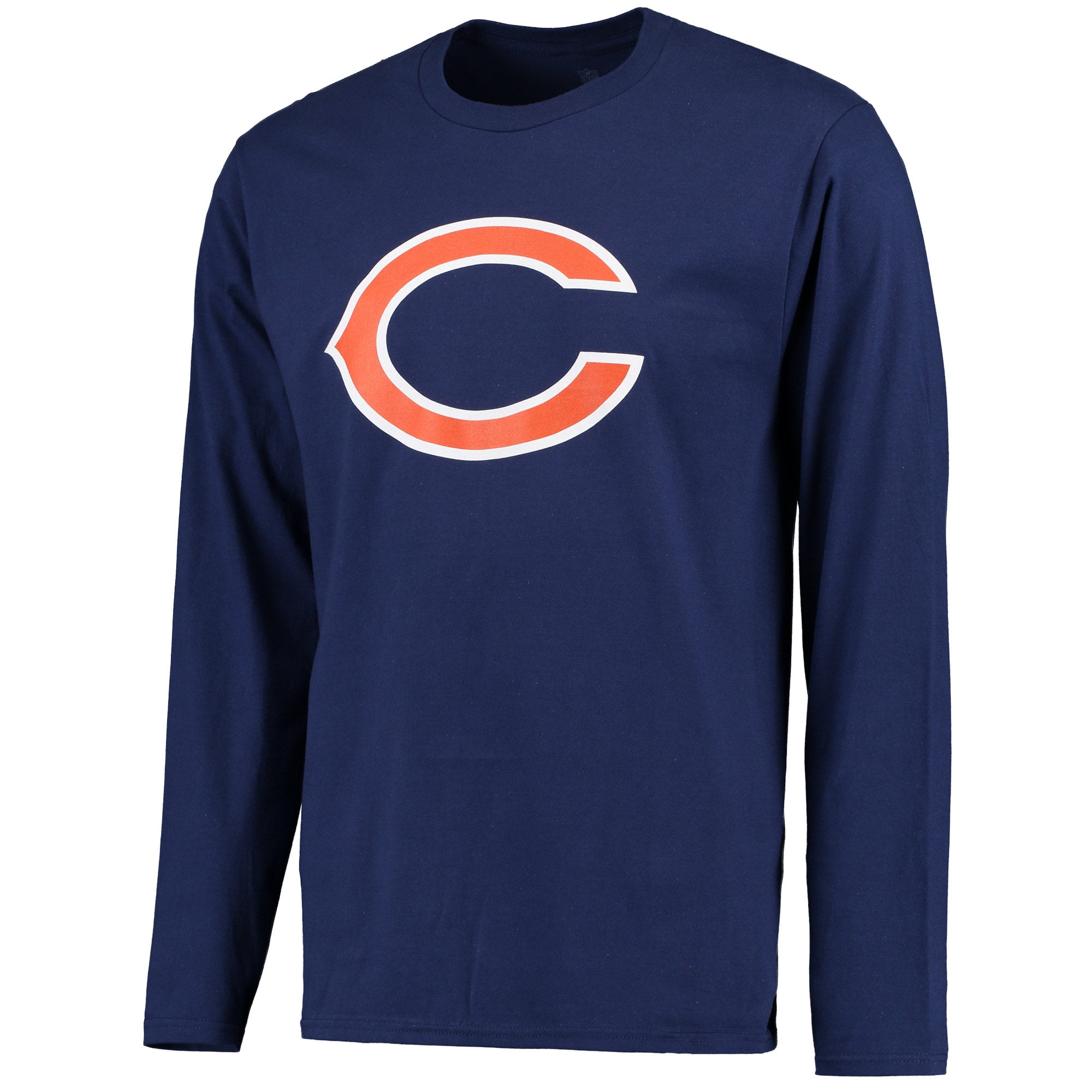 Chicago Bears NFL Pro Line Primary Logo Long Sleeve T-Shirt - Navy ...