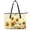 Butterfly and Sunflower Pattern, variant on Uourmeti Leather Handbag with Lightweight Large Capacity Saddle Handbag for Shopping, Flower Top Handle Satchel Purse