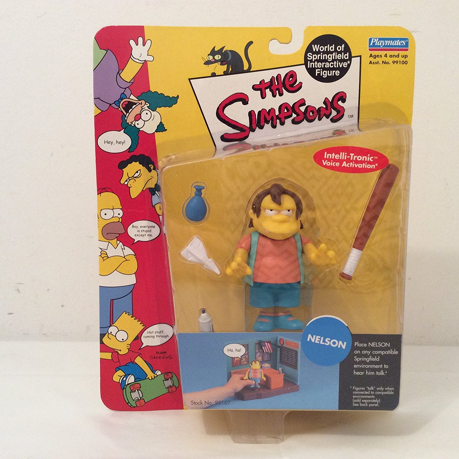 Simpsons - World of Springfield Interctive Figure - Series 3 - Nelson w/custom accessories, The