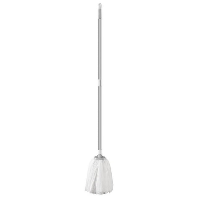 Non-Woven Mop with Lightweight Absorbent Head, Telescopic Handle for Floors and Corners, Washable & Quick-Drying Fabric