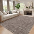 thumbnail image 1 of Garvee 10'x13' Solid Area Rugs, Washable Modern Accent Rugs Foldable Printed Indoor Rug Carpet, Stain-Resistant Soft Low Pile Floor Mat for Living Room Bedroom Offices, Brown, 1 of 8