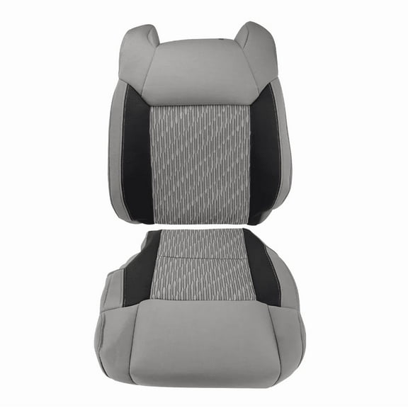 2014-2021 Toyota Tundra Driver Seat Cover - OEM Replacement Cloth (Bottom & Top) Graphite Gray & Black - Fits SR5, TRD Pro, Off-Road, Sport, Premium