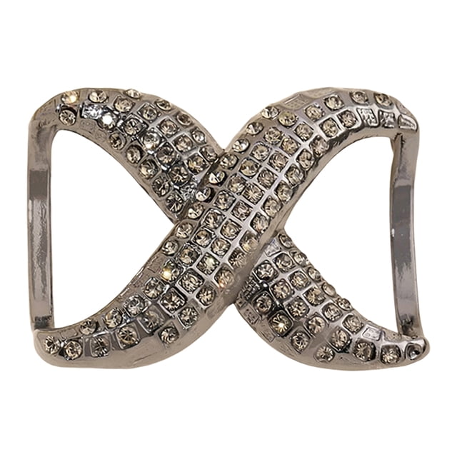 Scarf Rings for Women X Shaped Scarf Buckle Rhinestone Shawl Slide Pin Clip for Clothing Silk Scarves Accessories