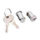 thumbnail image 3 of Cerraduras de seguridad tipo barril para barras de techo, cilindros de cerradura, núcleos de cerradura con llaves para automóviles 2 núcleos de bloqueo, 3 of 9