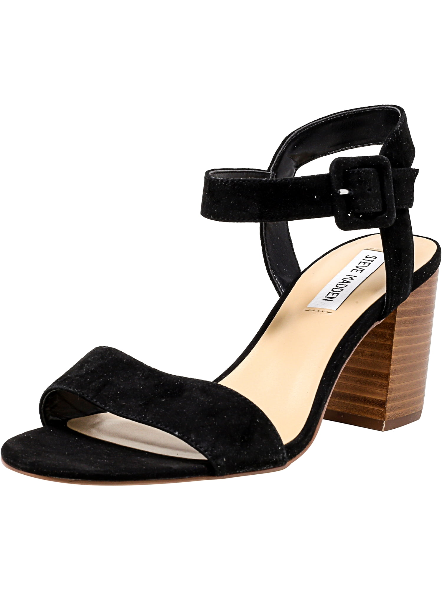 Steve Madden Women's Divine Suede Black AnkleHigh Pump 10M Walmart