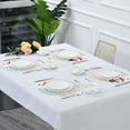 thumbnail image 5 of 15.4" Round Placemat Set of 4 Polyester Fabric Place Mats Non-Slip Dining Kitchen Table Mats for Kitchen Party Decor Snowman, 5 of 5