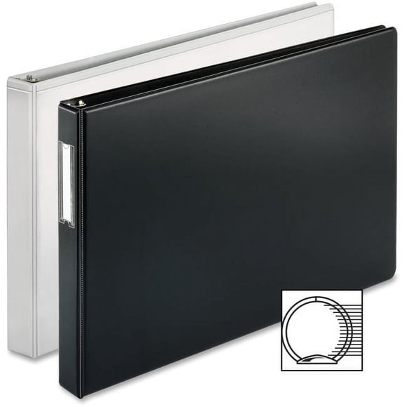 Bus. Source Tabloid-size White Reference Binder