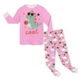 thumbnail image 5 of Hessimy Infant Toddler Spring Summer 2Pcs Crewneck Long Sleeve Sweatshirt Casual Pants Cute Sweatsuit, Infant Cute Sweatsuit(Pink,7-8 Years), 5 of 5