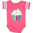 thumbnail image 3 of Inktastic 1st Birthday Cupcake Boys or Girls Baby Bodysuit, 3 of 5