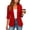 #H-Red, variant on Blazers for Women Open Front Office Business Long Sleeve Shawl Collar Summer Suit Dress Jackets,Red,Size XL