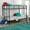 Black, variant on Your Zone Kids Metal Twin over Twin Bunk Bed with Ladder and Guardrails, White