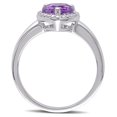 thumbnail image 4 of Everly Women's Amethyst Sterling Silver Ring, 4 of 7