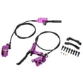 thumbnail image 3 of Bike Disc Brake Set, Mountain Bike Hydraulic Disc Brake Kit 4 Piston Hydraulic Disc Brake Bike CNC Bilateral Oil Brake with 160mm Rotor Disc Suitable for Most Model on the Market, 3 of 7