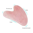 thumbnail image 3 of Natural Jade Gua Sha Scraper Board Massage Rose Quartz Jade Guasha Stone For Face Neck Skin Lifting Wrinkle Remover Beauty Care, 3 of 9