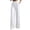*White, variant on VBVC Women's Drawstring Wide Leg Dress Pants,Slim Pleated Work Trousers with Pockets,Ladies Stretchy Comfortable Business Office Slacks with Pockets,White,S-3XL