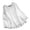 White Shirts, variant on CAIVO Women Ladies Summer Blouse Solid Color Loose Ruffle Bottom Crew Neck Long Sleeve Shirt Versatile Back To School Tops
