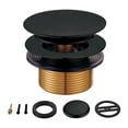 thumbnail image 1 of Kingston Brass KBU2000 2.31 in. Eugene Tip-Toe Tub Drain Conversion Kit, Matte Black, 1 of 1