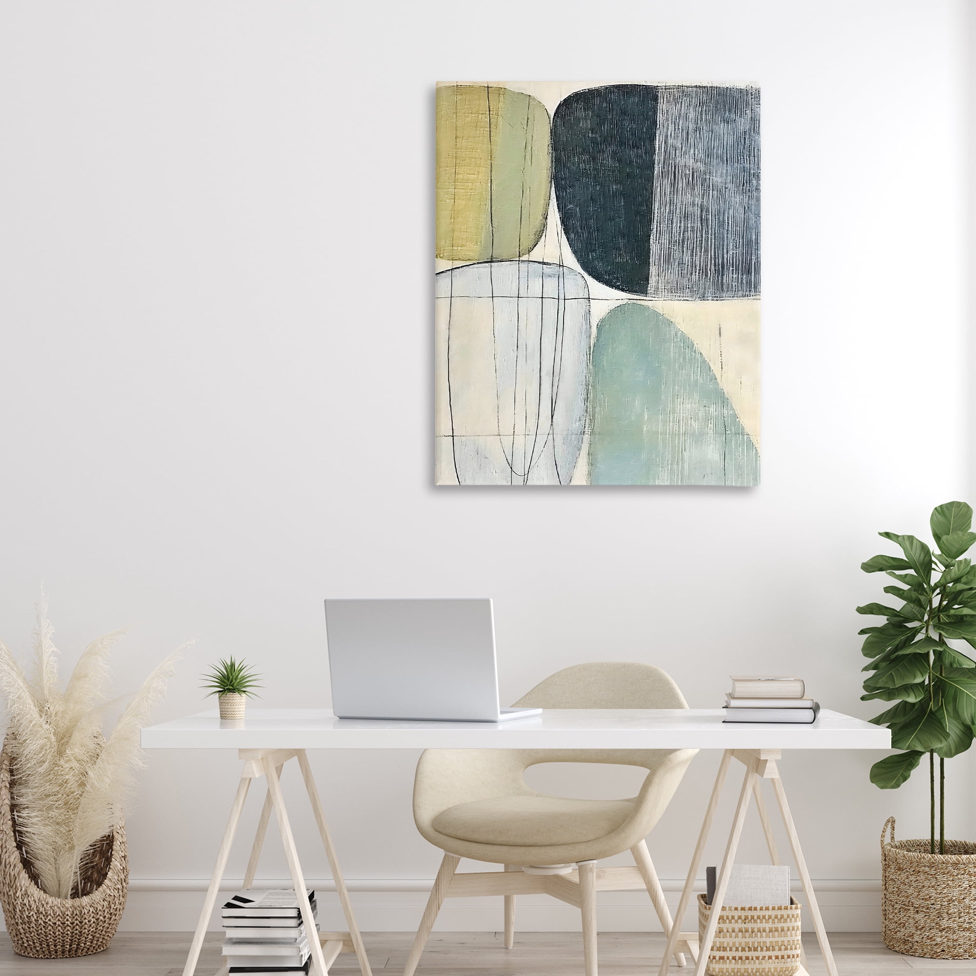 Stupell Industries Modern Organic Composition Canvas Wall Art, design by Riley B