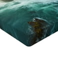 thumbnail image 2 of Ambesonne Colorful Fitted Sheet, Wild Nature Waterfall, Full Size, Multicolor, 2 of 3