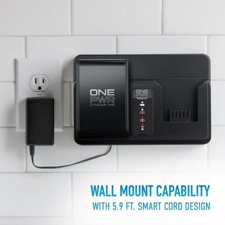 Hoover ONEPWR Dual Bay Battery Charger - BLACK