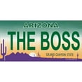 thumbnail image 1 of Arizona THE BOSS Photo License Plate   Free Personalization on this Plate, 1 of 1