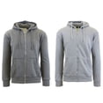 thumbnail image 5 of GBH Men's Fleece Zip Hoodie 2-Pack, 5 of 6