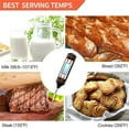 thumbnail image 5 of SDJMa Instant Read Meat Thermometer Digital Cooking Food Thermometer with 5.7in Super Long Probe for Grill Candy Kitchen BBQ Smoker Oven Oil Milk Yogurt Temperature, 5 of 9