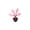 Pink, variant on Leaf-Shaped Magnetic Sealing Clips with Refrigerator Magnet, Reusable Airtight Food Storage for Snacks, Spices, and Pantry Organization