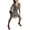 Brown - brown, variant on Michael Kors Womens Animal-Print Fit & Flare Mini Dress, Brown, Medium