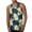 A1-Red232, variant on XIAONU Men Floral Print Tank Top Crew Neck Sleeveless Beach Shirt