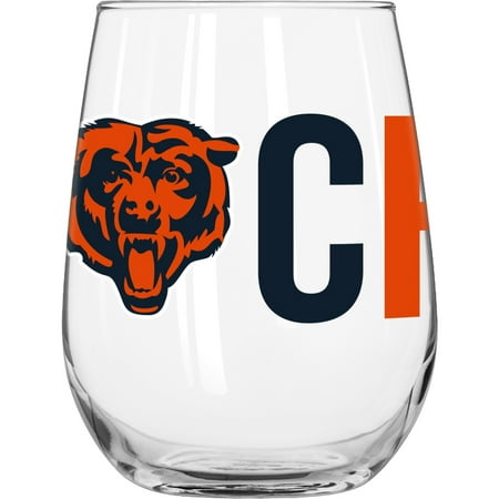 - NFL Chicago Bears 16 oz. Overtime Curved Beverage Glass