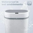 thumbnail image 6 of Motion Sensor Bathroom Trash Can Touchless Automatic Garbage with Lid, Small Waterproof Trash Bin for Office Bedroom Living Room, 6 of 9