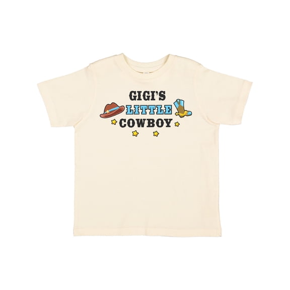 Inktastic Gigis Little Cowboy with Cowboy Hat and Boots Boys Toddler T-Shirt