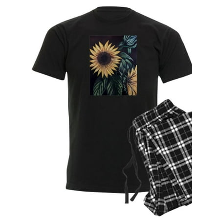 

CafePress - Sunflower Life Pajamas - Men s Dark Pajamas