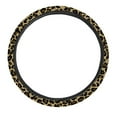 thumbnail image 5 of Renewold 15" Steering Wheel Covers for Car SUV Truck, Universal Auto Accessories Decor for Women Girls Men, Leopard Print Khaki, 5 of 6