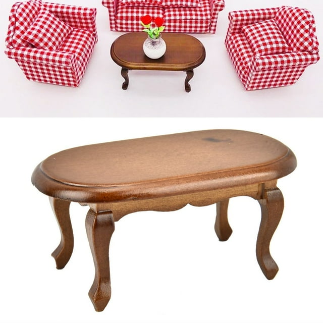 1 12 Pocket Wooden Tea Desk Coffee Table Model Wonderful Living Room Accessories Wooden Tea Table