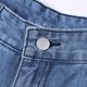 thumbnail image 4 of Gibobby Jeans pantalones de mujer Pantalones vaqueros holgados de cintura alta para mujer, pantalones vaqueros rectos de pierna ancha, pantalones holgados informales(Azul,G), 4 of 5