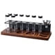 thumbnail image 1 of Bodega de café sellada, expositor de madera, versátil, con válvula de y tapas, recipiente para 8 dosis individuales de granos de café., 1 of 9